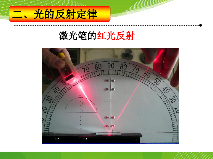 初中物理苏科版八年级上册第三章 光现象《光的反射》