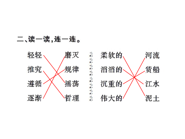 部编版三年级语文下册习题课件10张ppt8池子与河流