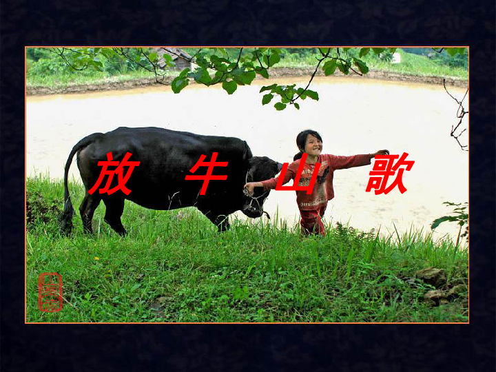 唱歌 放牛山歌课件