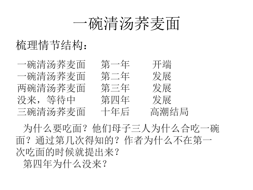 6一碗清汤荞麦面课件29张ppt