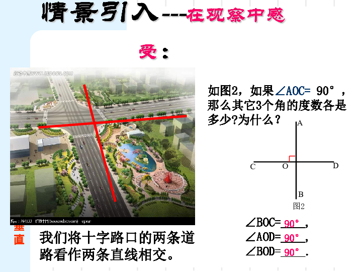 沪科版七年级下数学1012相交线2垂线课件共15张ppt