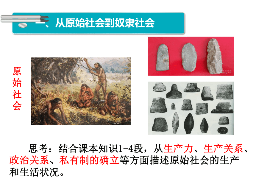 高中思想政治统编版部编版11从原始社会到资本主义社会课件21张ppt1个