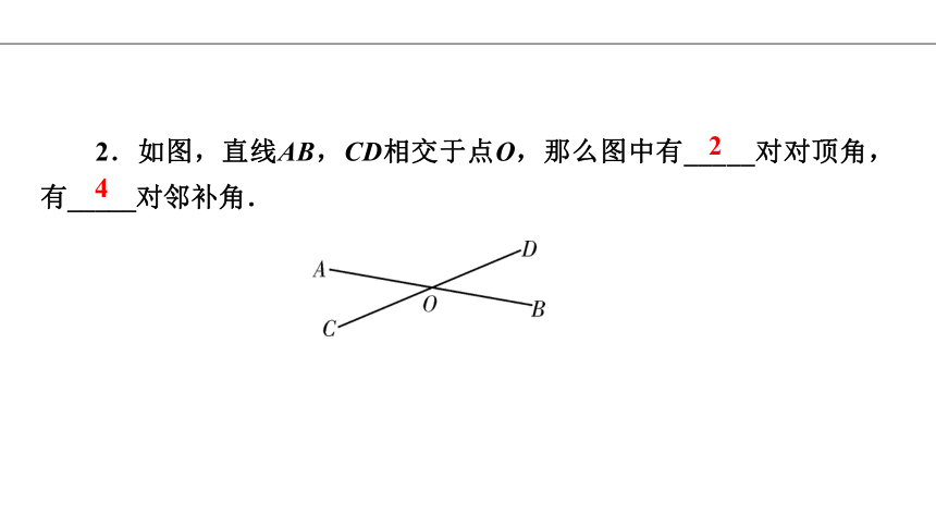 人教版七年级数学下册511相交线课件26张ppt