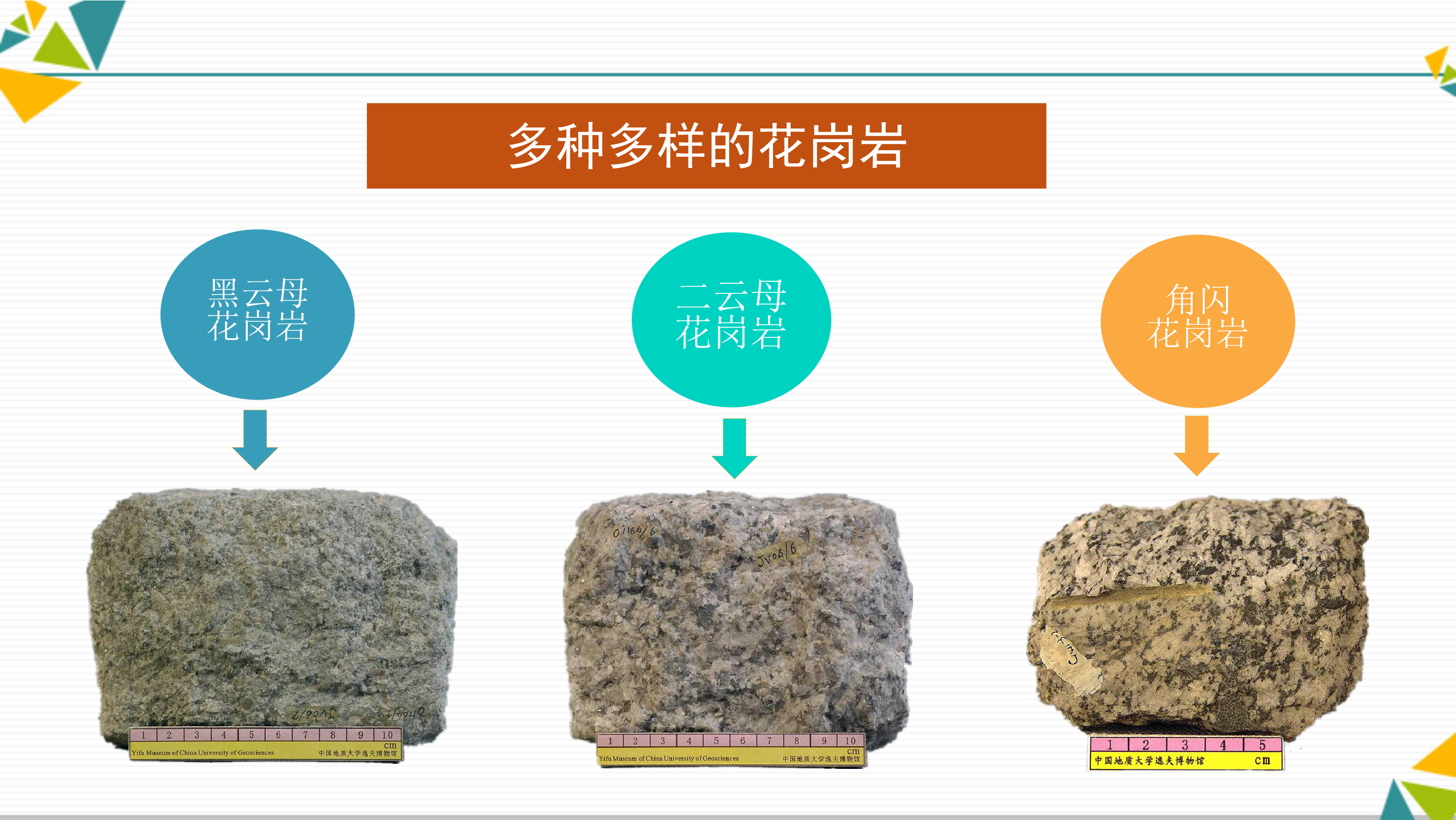 教科版小学科学四年级下册《岩石的组成》黑云母花岗岩角闪花岗岩二