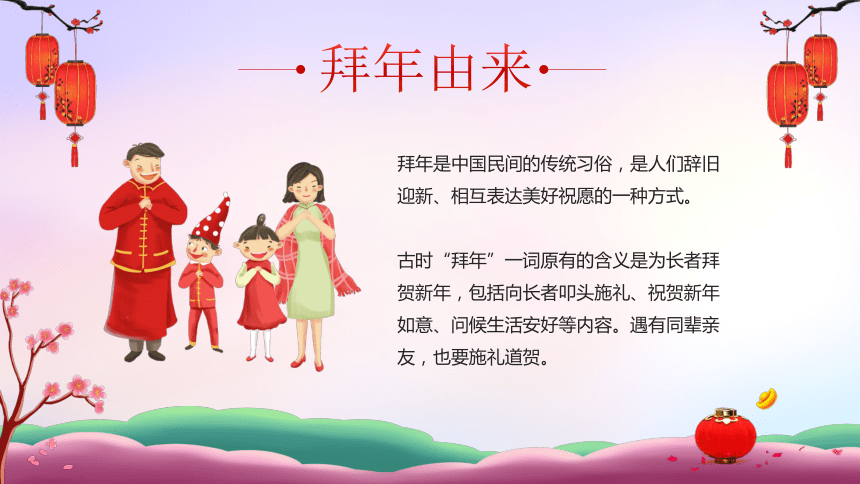 班会课件:新年拜年礼仪动态(32ppt)