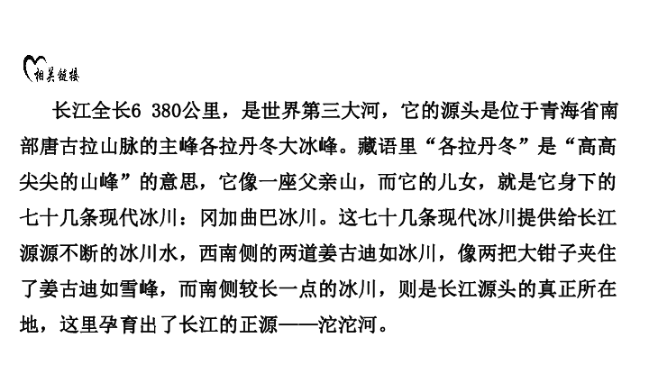 18在长江源头各拉丹冬课件幻灯片26张