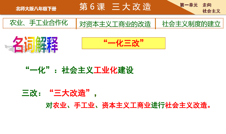 第6课三大改造课件