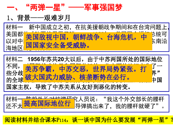 岳麓版高中历史必修三教学课件第27课 新中国的科技成就(共24张ppt)