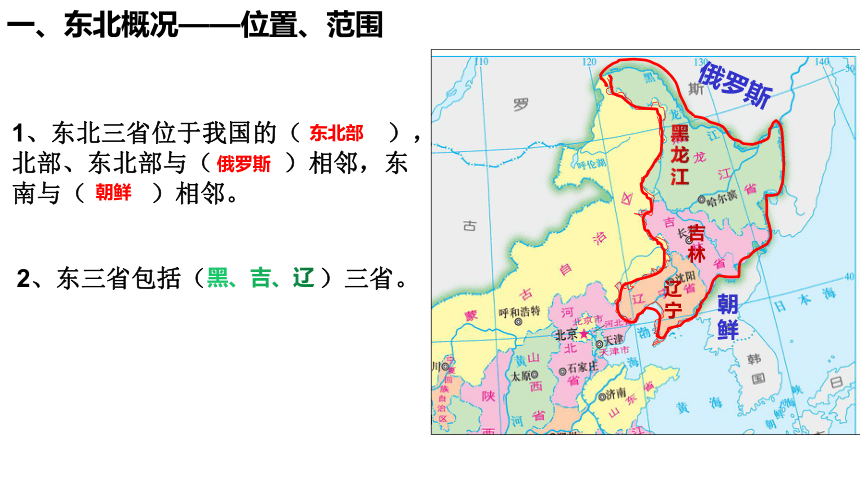 【推荐】人教版八下地理6.2"白山黑水"—东北三省课件