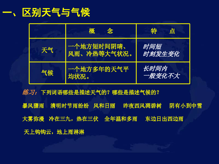 人教版地理七年级上册第三章天气与气候课件共39张ppt