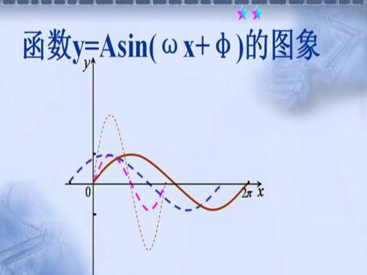 沪教版数学高一下册63函数yasinωxφ的图像与性质共17张ppt