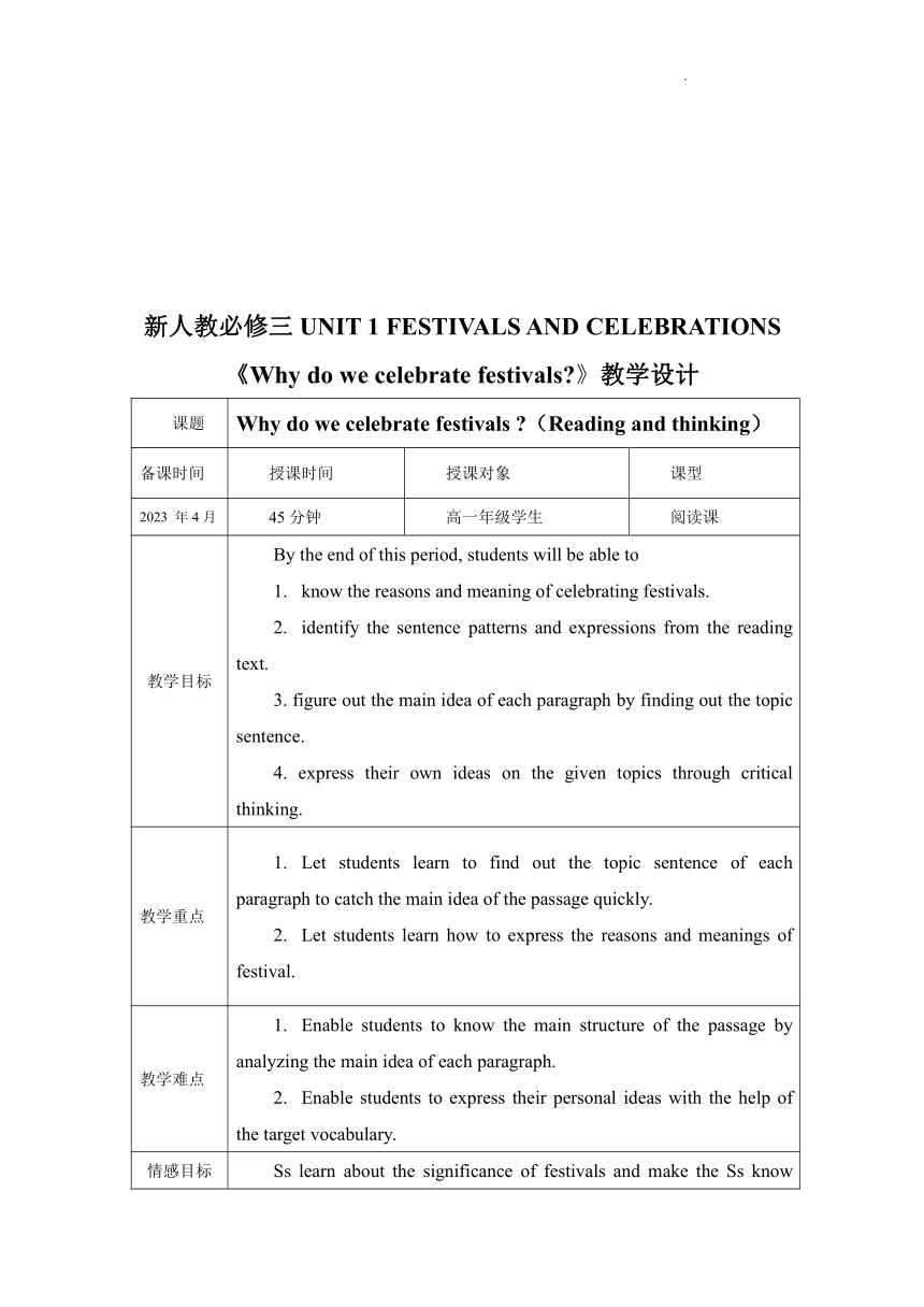  2019 Unit 1 Festivals And Celebrations Why Do We Celebrate 