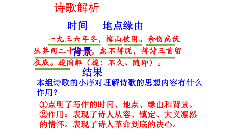 《梅岭三章》教学课件(33张ppt)