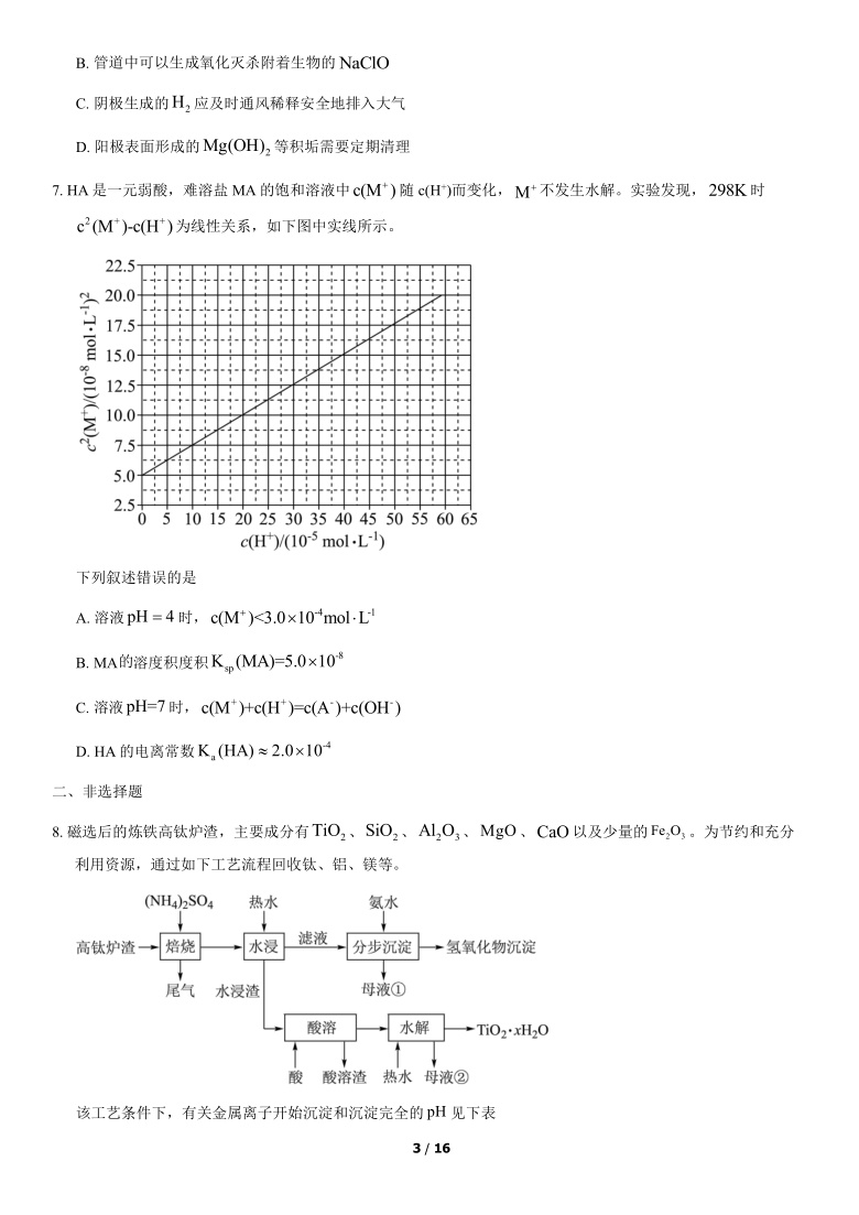 2021年全国高考真题化学试题全国乙卷word解析版