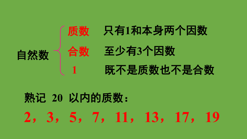 人教版五年级数学下册第2单元 质数和合数教学课件共2课时【共45张ppt