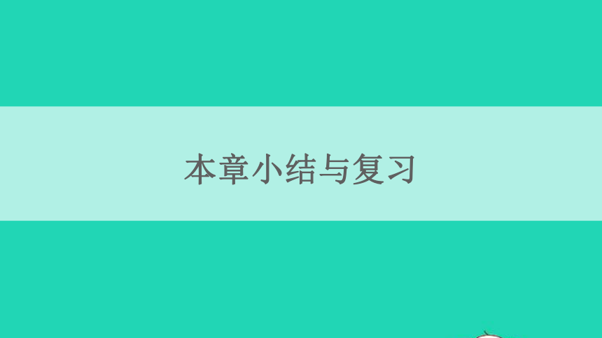 沪科版七年级数学上册第5章数据的收集与整理本章小结