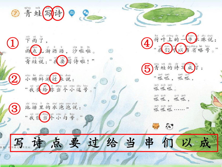 统编版(部编版/一年级上册/课文2/7青蛙写诗>2 29共1份资料校