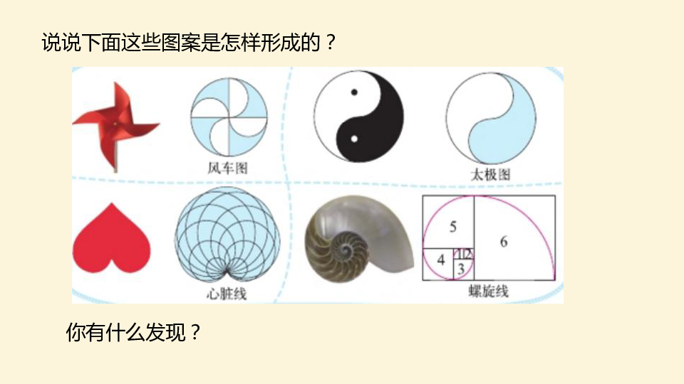 六年级上册数学课件圆的欣赏与设计北师大版共21张ppt