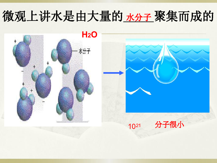 运动的水分子 课件