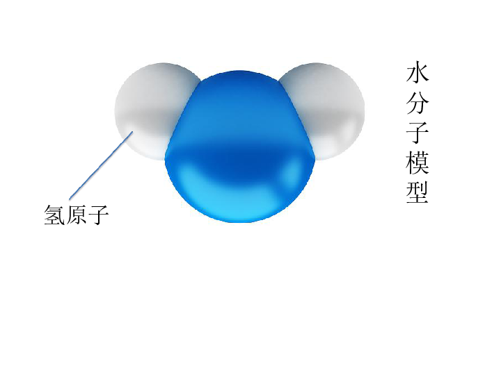 (共16张ppt)第3节 原子结构的模型(第一课时)水分子模型氢原子
