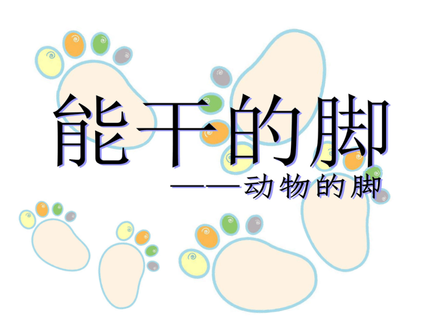 苏少版六下 第3课 能干的脚 课件(28张)