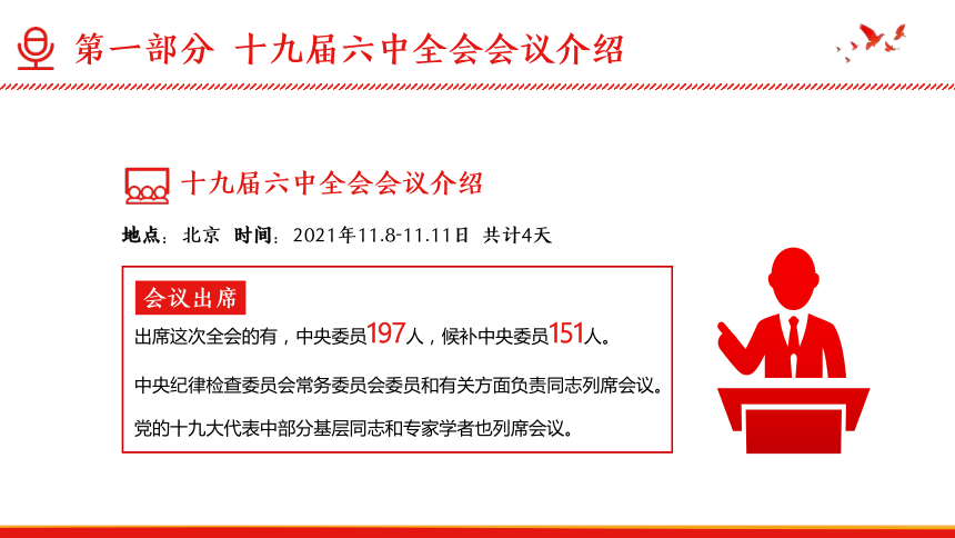 2022年中学生主题班会课件十九届六中全会公报学习课件40张ppt