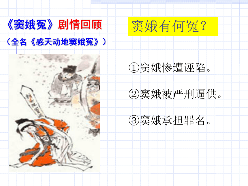 1窦娥冤课件36张ppt20202021学年人教版高中语文必修四第一单元