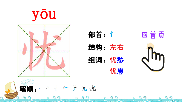 13猫生字解析课件17张ppt