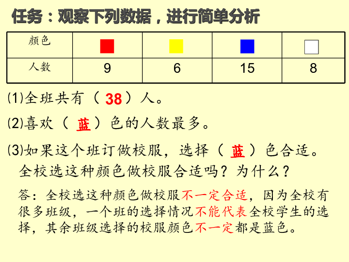 人教版二年级数学下册数据收集整理ppt课件29张ppt