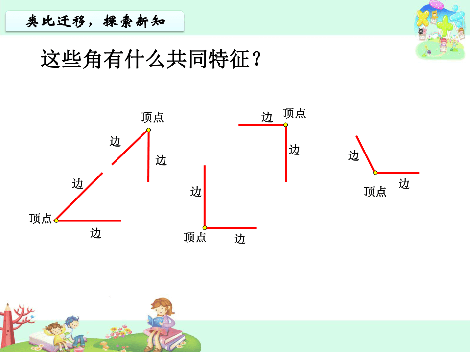 数学苏教版二年级下册课件-角的初步认识(共27张ppt)