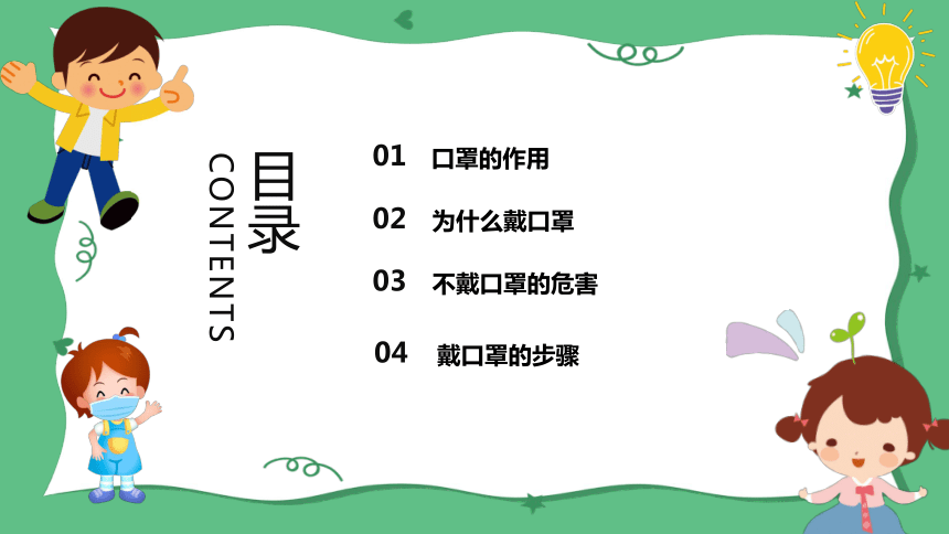 通用版小学生主题班会怎样正确佩戴口罩课件共16张ppt