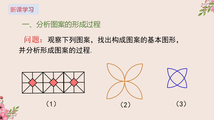 5利用图形的平移,旋转,轴对称设计图案-冀教版八年级数学上册课件(共