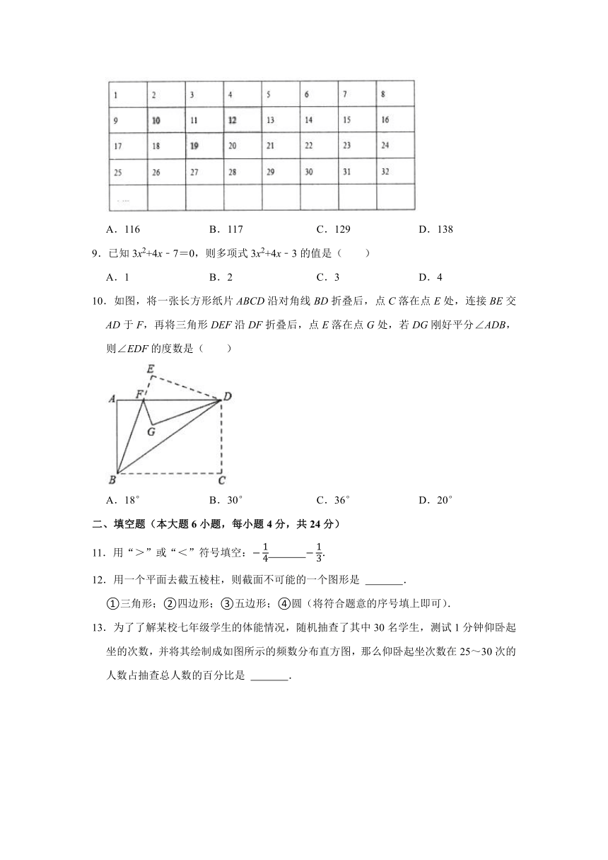 20212022学年广东省佛山市禅城区七年级上期末数学试卷word版无答案