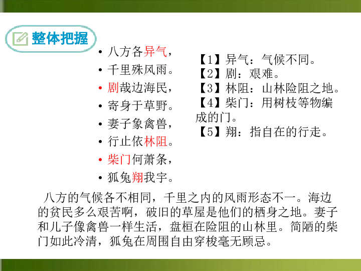 课外古诗词诵读 梁甫行 课件