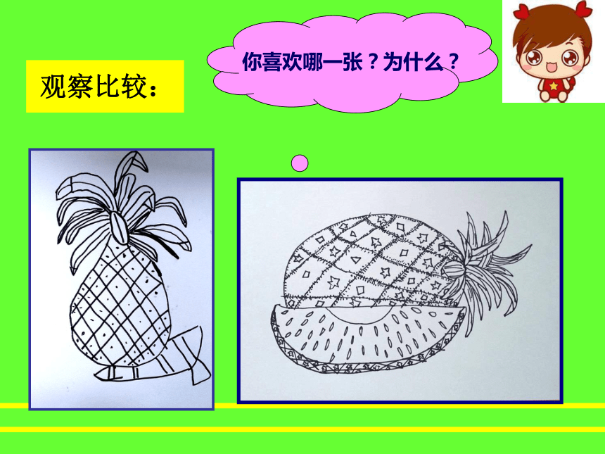 沪教版三年级下册美术第1课迷人的细节拓展课写生菠萝课件21张ppt