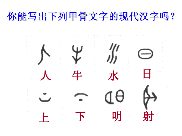 历史中华书局版七年级上册第5课甲骨文和商周青铜器课件