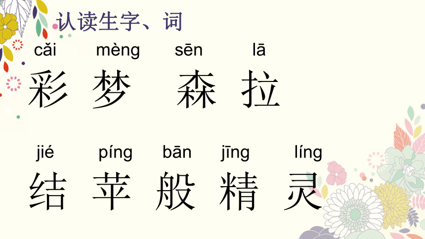 二年级下册 课文3 8 彩色的梦        8 彩色的梦认读生字,词彩 梦 森