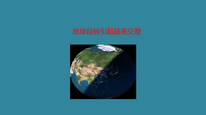 情景导入太阳是地球的光源地球自转引起昼夜交替我们看到星星,月亮