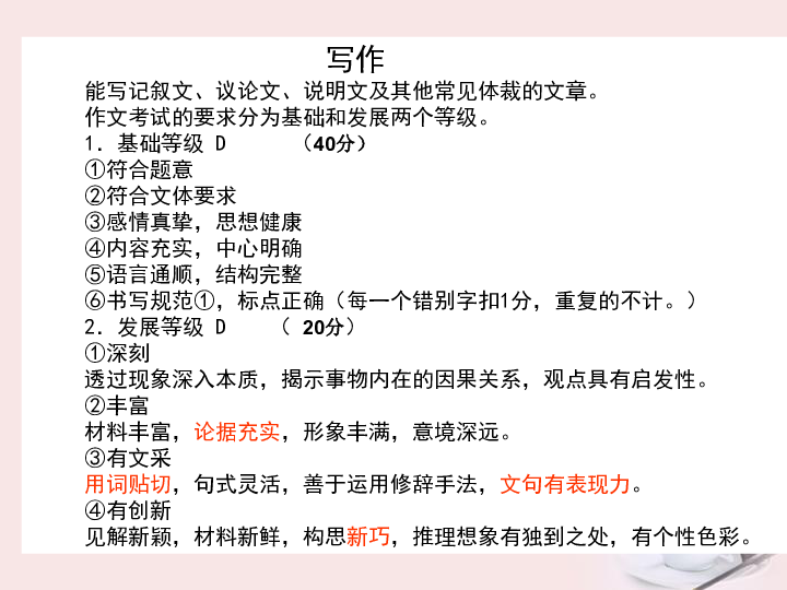 高考语文答题技巧专题复习议论文写作技巧课件