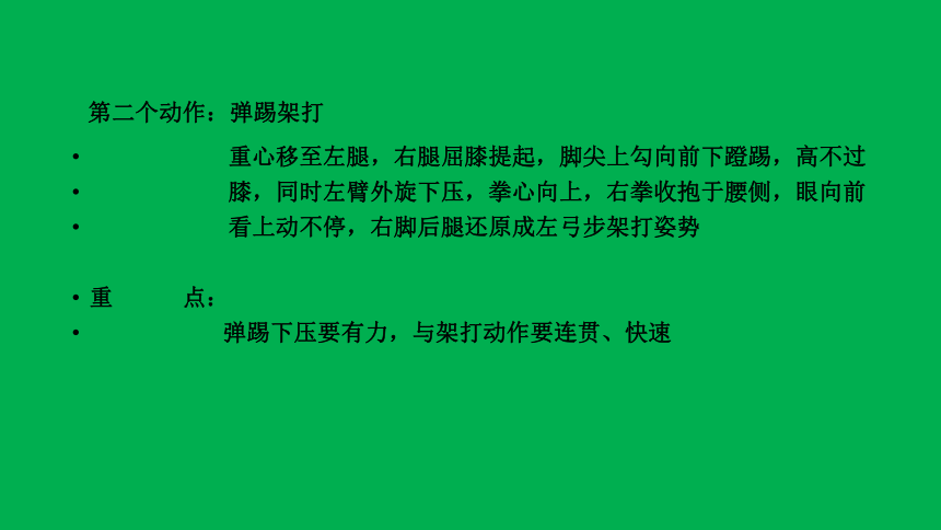 武术少年拳第一套14式课件体育与健康五至六年级人教版共18张ppt