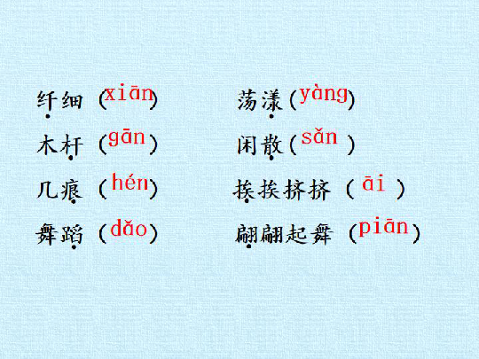 统编版2020年三年级语文下册 第一单元 复习课件(19张