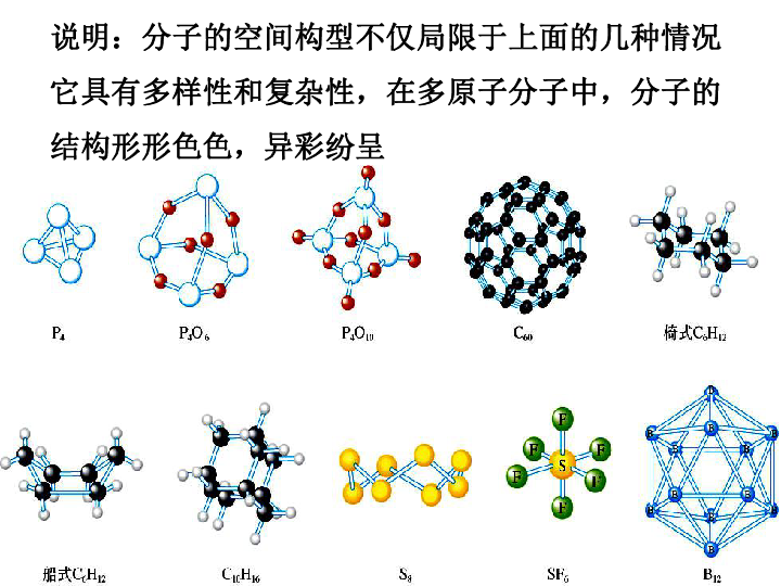 人教版高二化学选修3第二章第二节分子的立体构型共25张ppt