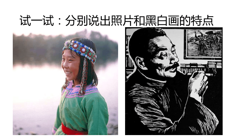 岭南版四下9变照片为黑白的画课件18张