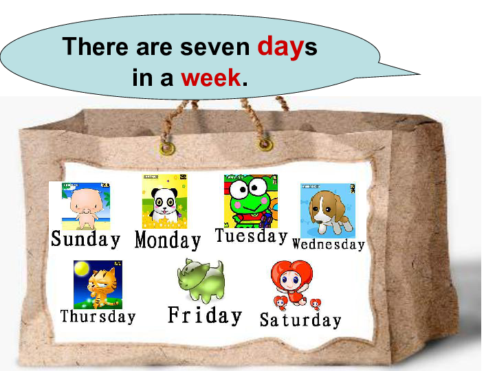 unit 4 there are seven days in a week. lesson 22 课件(30张ppt)
