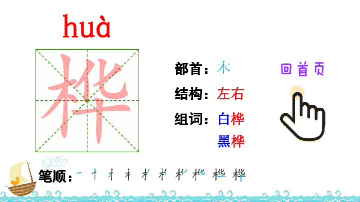 11白桦生字解析课件13张ppt