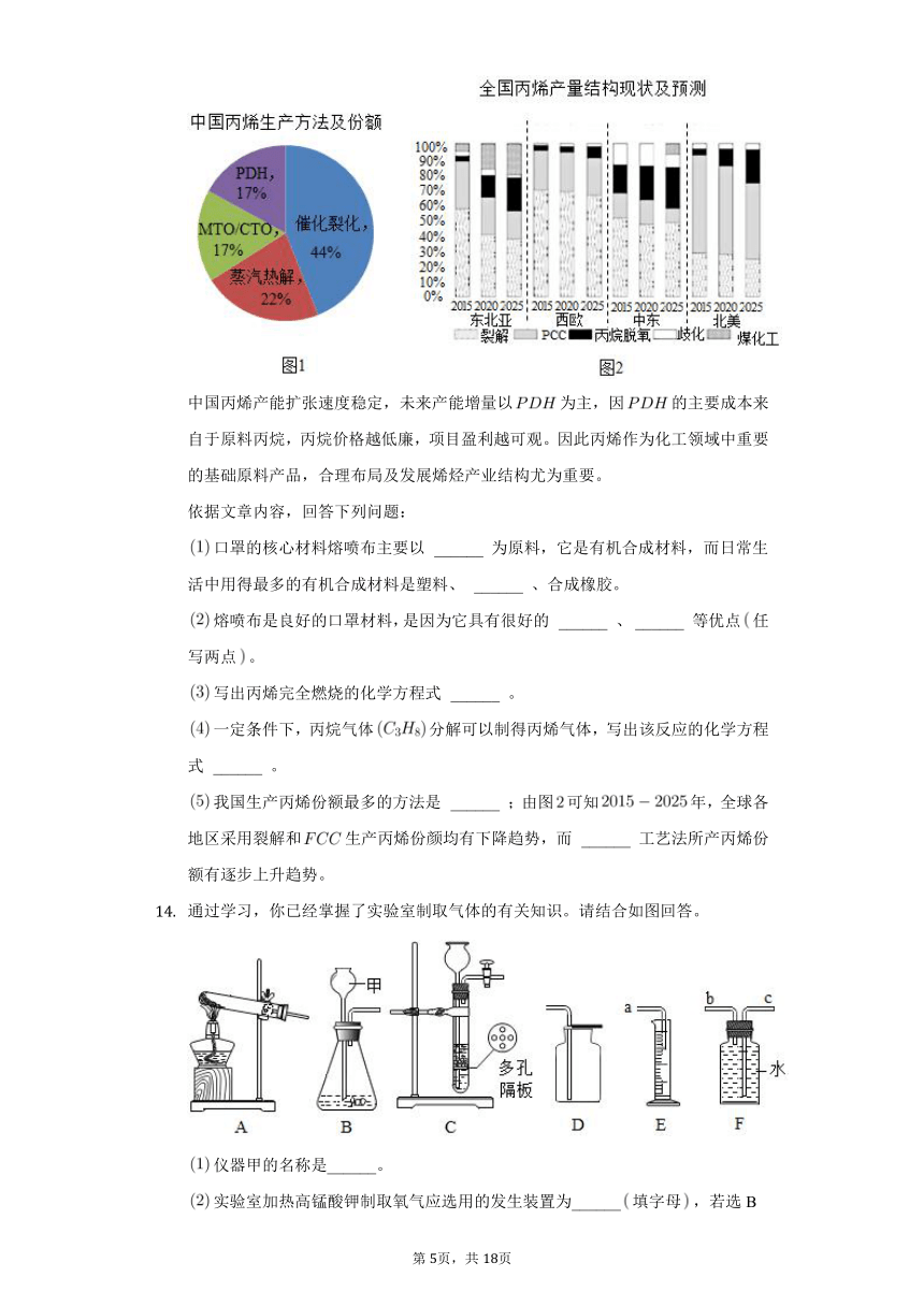 2022年安徽省合肥市中考化学模拟试卷三word版含解析