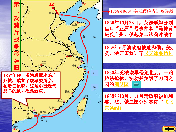 第三节第二次鸦片战争