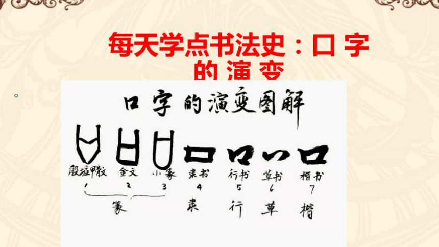 北师大版书法练习指导四年级下册第一单元第1课口字旁课件12张ppt
