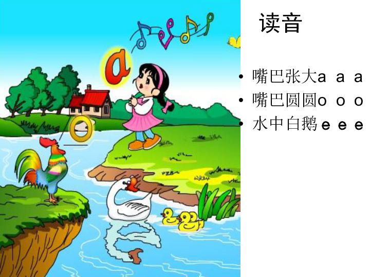 小学 语文 统编版(部编版) 一年级上册 汉语拼音 1 a o e 全屏阅读找