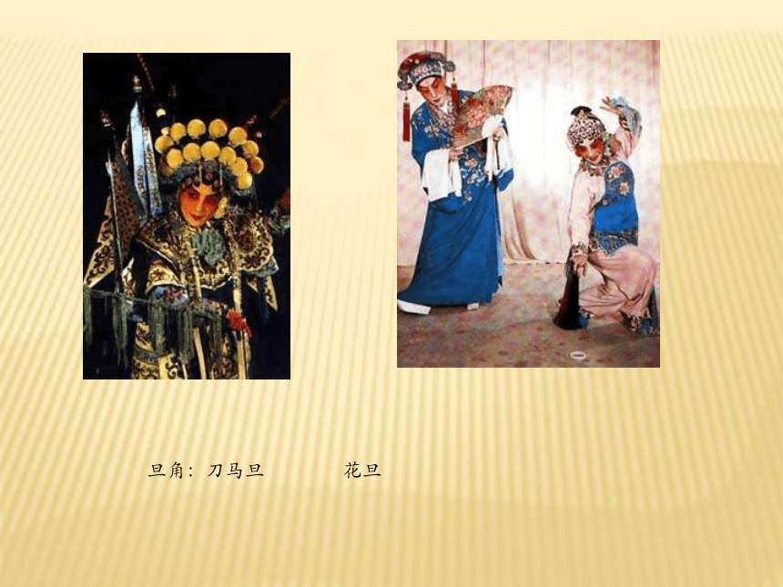 旦角:刀马旦 花旦老生包拯:额头有一月牙,象征